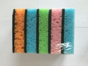 彩色海藻绵百洁布