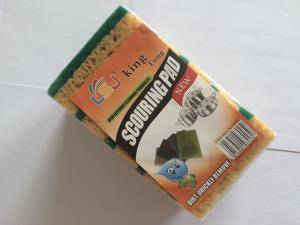 咖啡色海藻棉百洁布 乱孔海绵擦